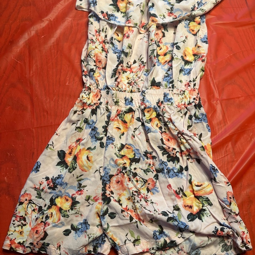 Floral Off-Shoulder Romper
